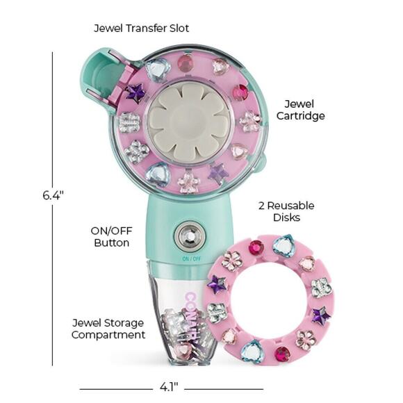Conair Quick Gems Hair Jeweler - Add Sparkle to Your Hair Easily - Picture 1 of 7